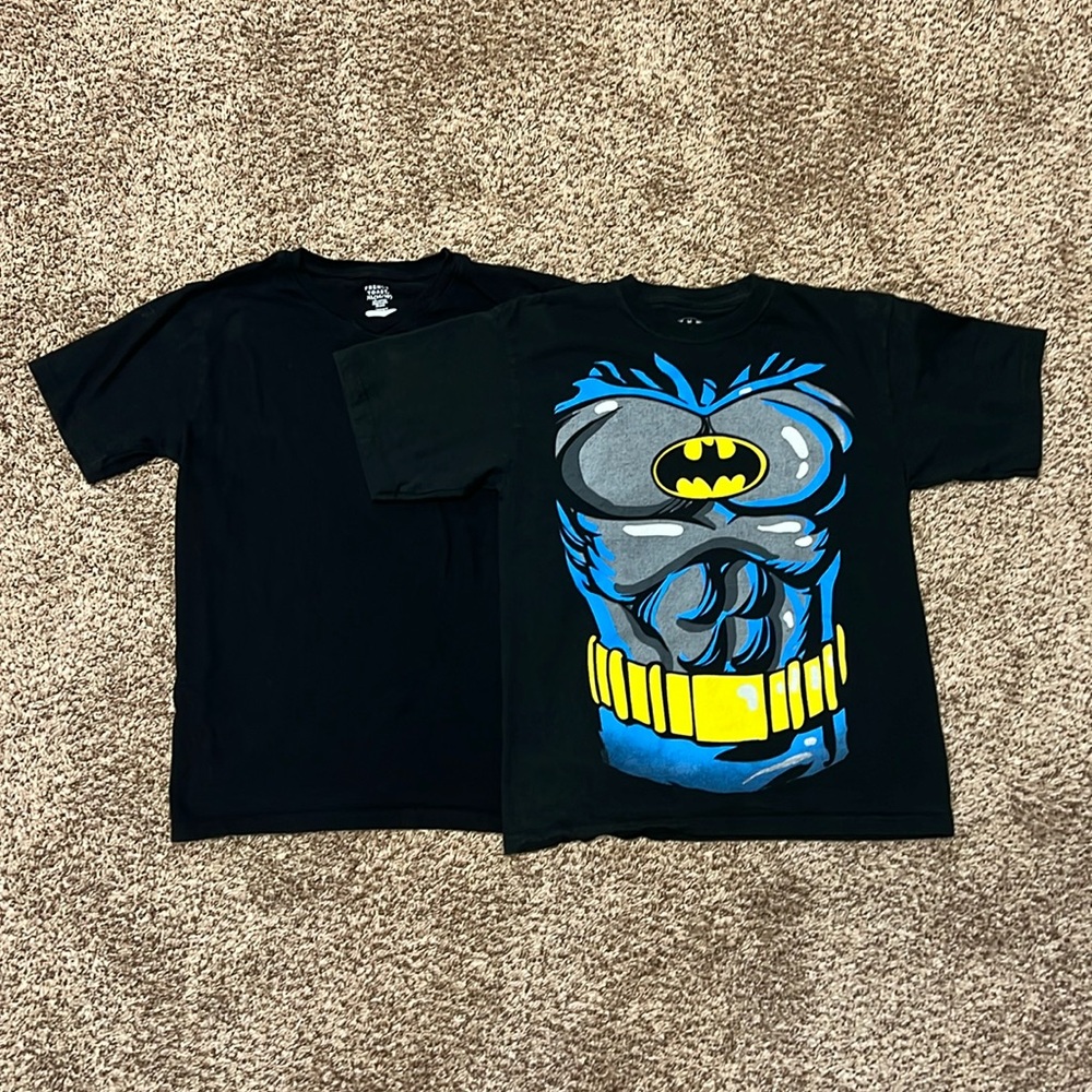 Bundle of boys, black T-shirts size 14/16.